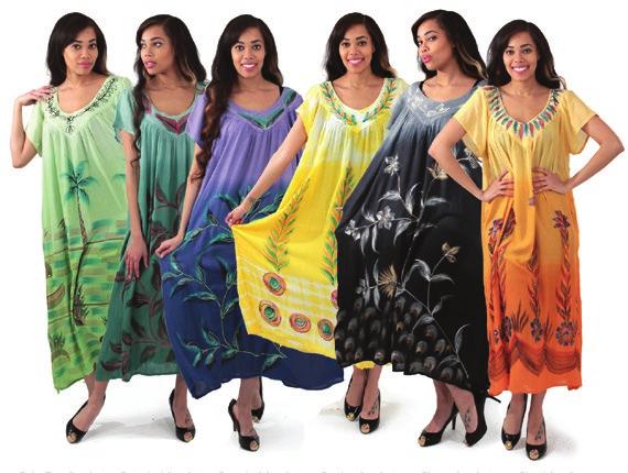 98 Batik Petal-Bottom Dress C-WS430