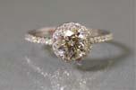 33ct) and two single cut Diamonds (0.02ct). Includes appraisal from local gemologist. Size: 6.5 1,600.00-1,900.