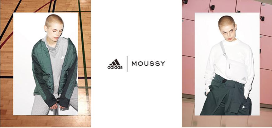Adidas launched the 2017 autumn/winter collection Adidas X Moussy in China in September 2017.