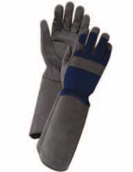 fingertips for maximum comfort, fit and performance. Reinforced fingertips resist abrasion and punctures.