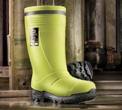 boots. QUAD COMFORT cushions, supports and provides shock absorption. A.
