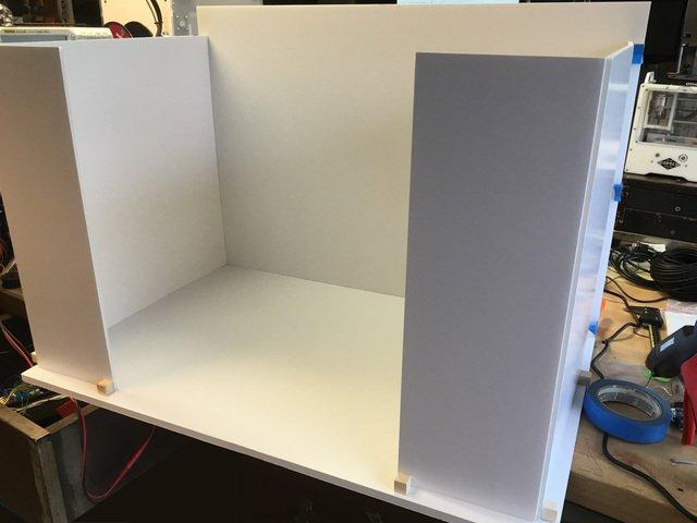 Use It Your light box is complete! You can adjust the side walls and front opening by folding the side wall panels. Then, place a large, diffuse light source at the top of the box.