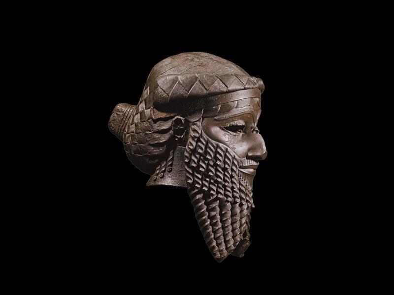 Head of an Akkadian Ruler. c.2300 2200 BCE. Bronze. Height 12".