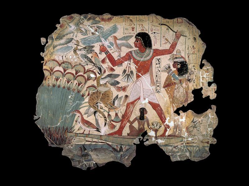 Wall painting from the Tomb of Nebamun. Thebes, Egypt. c.1450 BCE.