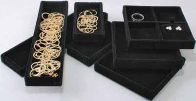 The inserts are easy to rearrange, whenever you want to change the look of your jewellery