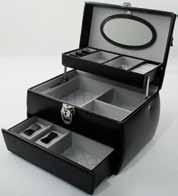 Drawers Jewellery Case with 4 Drawers and Travel Purse