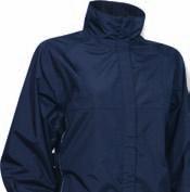 NEW COLOUR STONEWALL Men s rain jacket with black inserts at sides.
