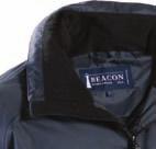 wickford unisex, wind and waterproof jacket hidden, detachable hood contrast fabric in collar wind and water proof