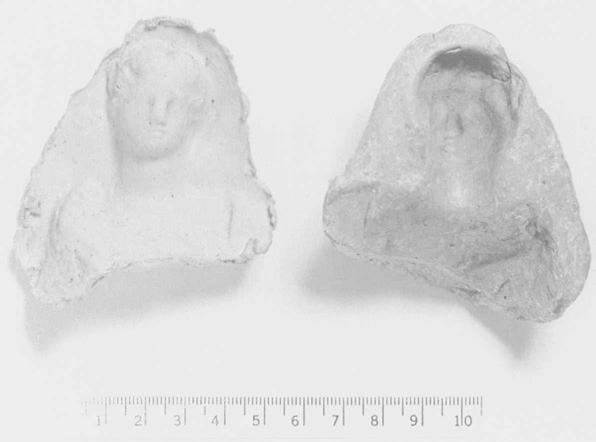AD.21 29 Tiny female bust, cast