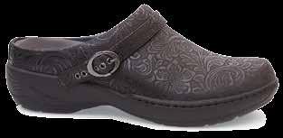 Legendary Dansko all-day comfort and support is offered in a lightweight construction with a softer ride.
