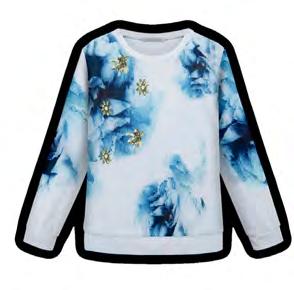 Lace pullover Using stylish lace fabric, the three-quarter long-sleeved model CL2323 women s