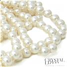 The white pearls with gold or silver