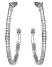 Hoops with Black CZ CES11478