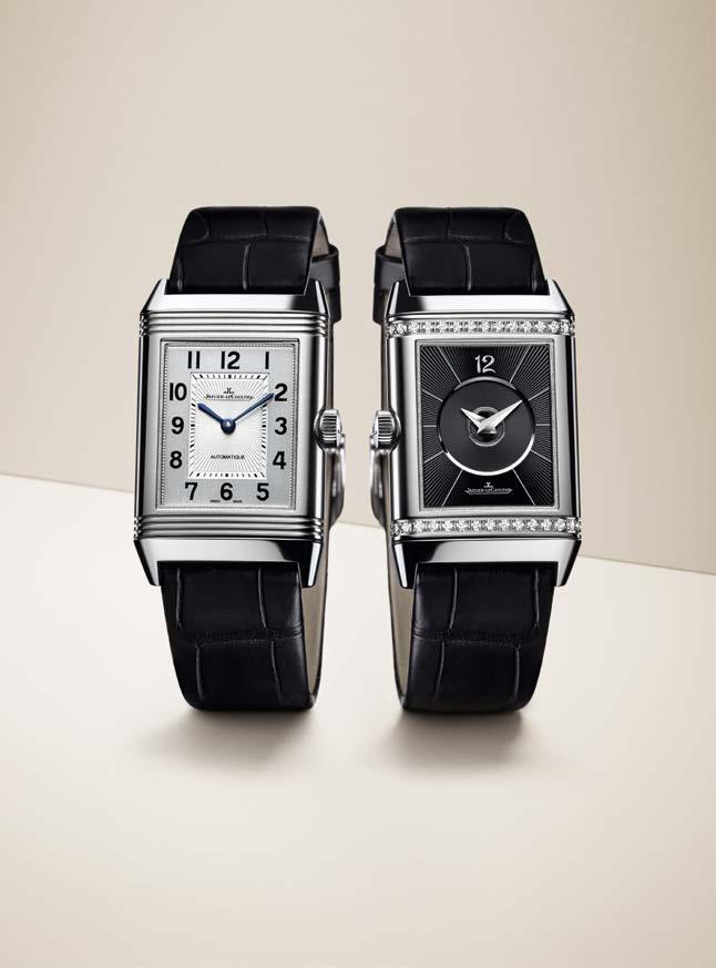 REVERSO Reverso Classic Medium Duetto Daytime face By day, the light-toned front dial displays the classic elegance of the iconic Reverso.
