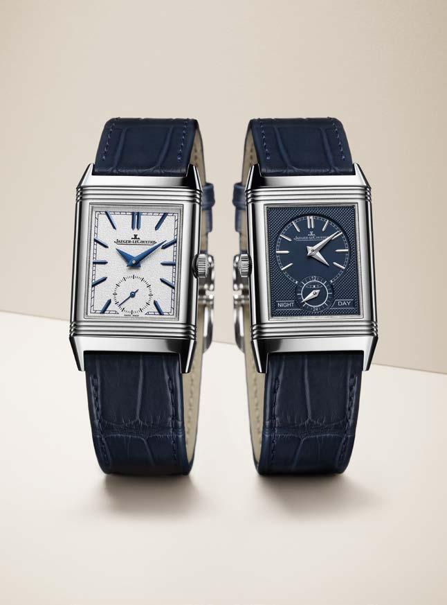 REVERSO Reverso Tribute Duo Vintage look The front of the watch, with faceted applied hours markers, is inspired by the features of the original 1931 model.