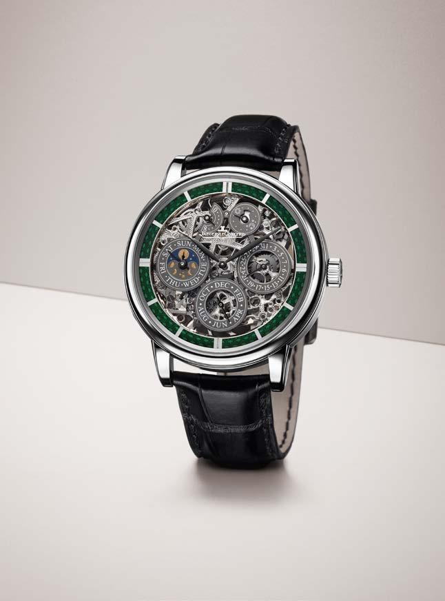 MASTER Master Grande Tradition à Quantième Perpétuel 8 jours SQ Perpetual functions Symmetrically arranged around the dial, the perpetual calendar functions harmoniously match one another with their