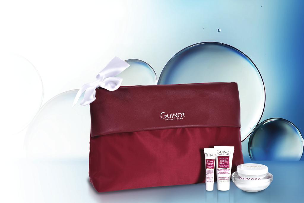 NEW MOISTURIZING POUCH BAG AVAILABLE JUNE 2017 This luxuriously packaged skincare gift set holds all the products your clients will need to keep their skin hydrated. Perfect for travel or as a gift.