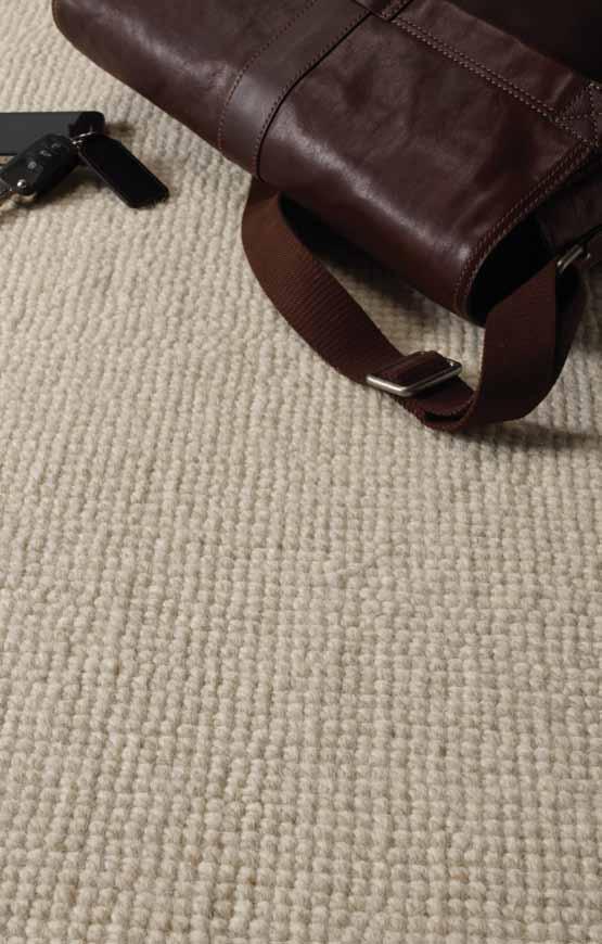 PALANA & PATRAN Hand-woven broadloom From stock Palana Size: Broadloom 4 & 5m widths from stock Rugs made-to-measure (page 36 & 37) Pile material: 100% pure wool Gross pile weight: 2500g/m 2 Patran