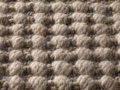 (page 36 & 37) Pile material: 100% natural undyed wool 22+
