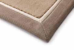 You then choose your edging from Jacaranda s selection of cotton, linen, leather or suede borders.