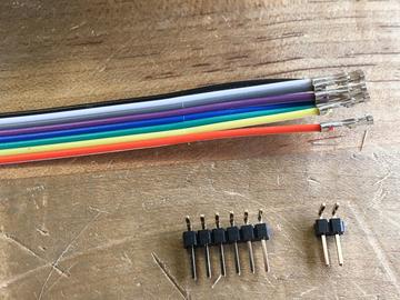 need to make 90 degree angle connector cables. A nice, more permanent alternative is to solder the wires directly to the Metro.