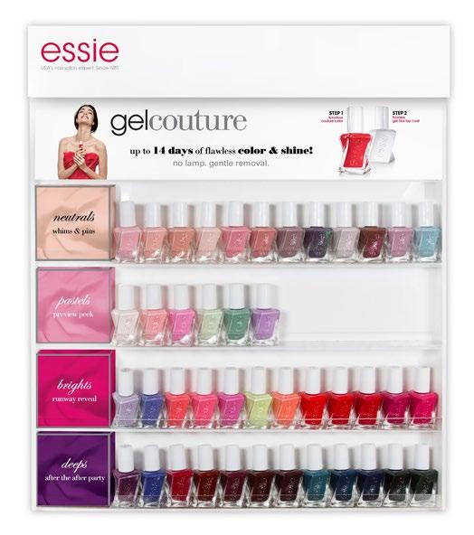 buy-in offer compact counter unit material #U2319400 24 gel couture colors 4