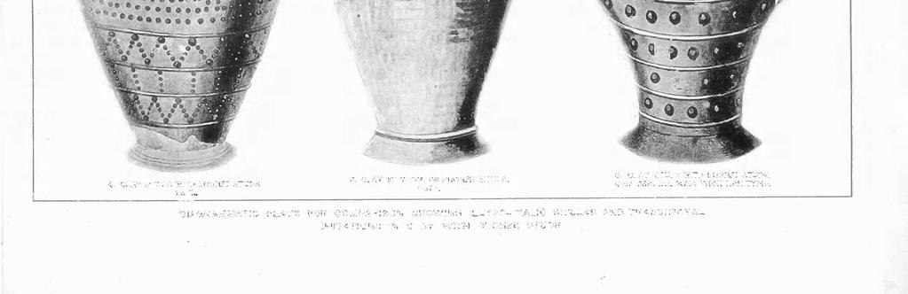 CLAY SITULA WITH BRONZE STUDS. CERTOSA, BOLOGNA (VENETIAN TYPE).