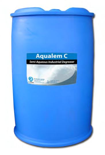 Aqualem C is: Dilutable in water Separator friendly Meets UK Defence Standard UN-MOD/NA114/01 for warship cleaning All types of oil, wax and grease contamination For use via spray, immersion or brush