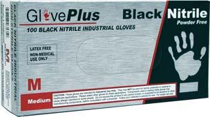 Tough Protection! TOUGH GLOVES! GET IN THE BLACK with GLOVEPLUS BLACK NITRILE!