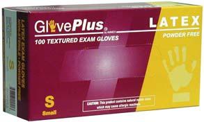GlovePlus Powdered, Textured Latex Gloves The ultimate in comfort and protection.
