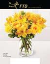 (Cover, Folded Size: 8 1 " x 10 7 8") Our 011 wall calendar design bursts into bloom with arrangements from the FTD Floral