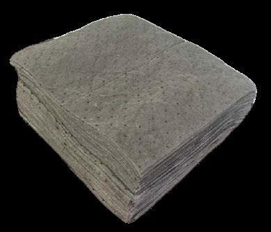 Universal Sorbent Pad Absorbs all fluids, petroleum, chemical based, and water Size: 15 x 18 Weight Unit