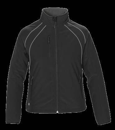women s cxj-4w CREW INSULATED SHELL Teflon Wind / Water Repellent Reverse-Taped Centre Front Zipper Elasticized Cuffs Dropped Back Zippered
