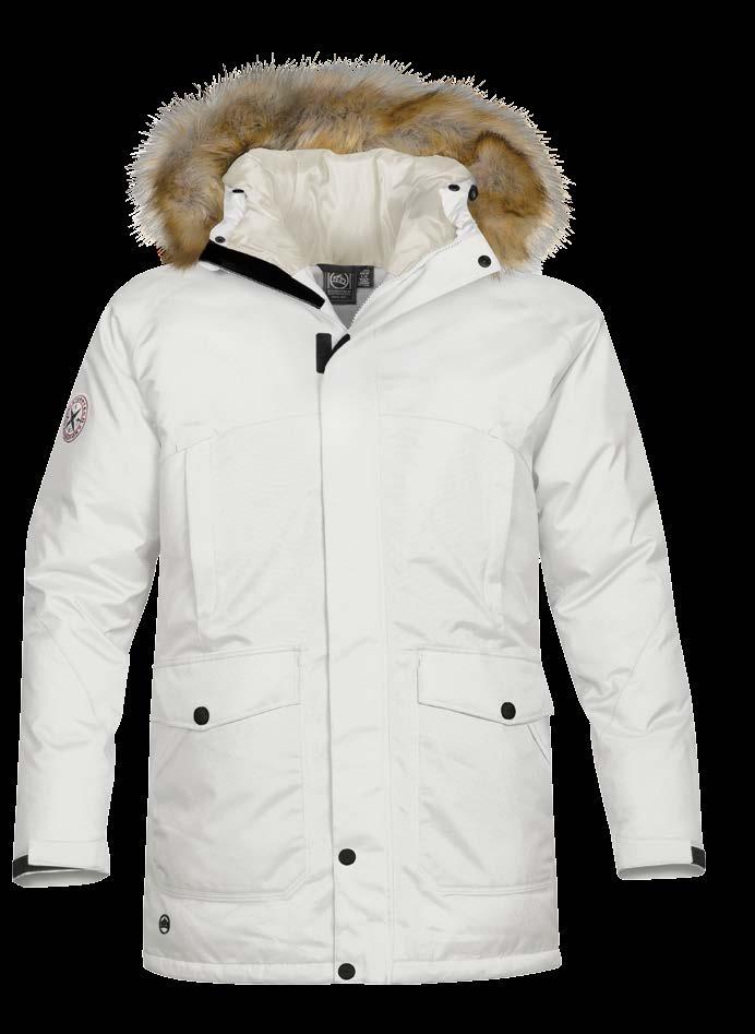 Center Front Vislon Zipper Sherpa Fleece Lining Removable Faux Fur
