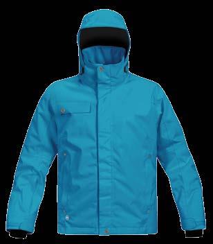D-1 RIDGE thermal PARKA STORMTECH Showerproof D/W/R Outer Shell 3/4-Length Open Bottom Set-In Sleeves and