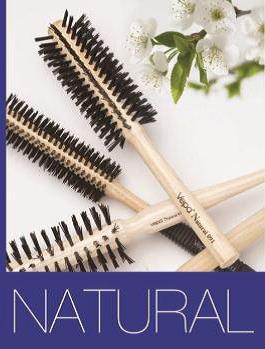 NATURAL 135 Professional Hairbrush. There is an excellent capacity to shape upand styling a hair with nylon 6.6 britles that used.