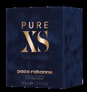 Fragrances for him 17 15% PACO RABANNE Pure XS Eau de Toilette 50 ml 50 USD 62 Price per litre: 1000 58.
