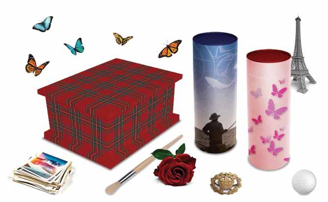 Bespoke Reflections Range Scatter Tubes All 20 In addition to our picture ash caskets, we also offer a complete range of picture scatter tubes.
