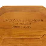 .. Step 1) Tell your Funeral Director which product you want to be engraved and the content of the engraving You may choose to engrave the name and details of the deceased, a personal message or