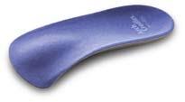These 3/4-length orthotics fit comfortably in most footwear to gently support your weak or flat arches, stabilize your heels, and protect the balls of your feet.