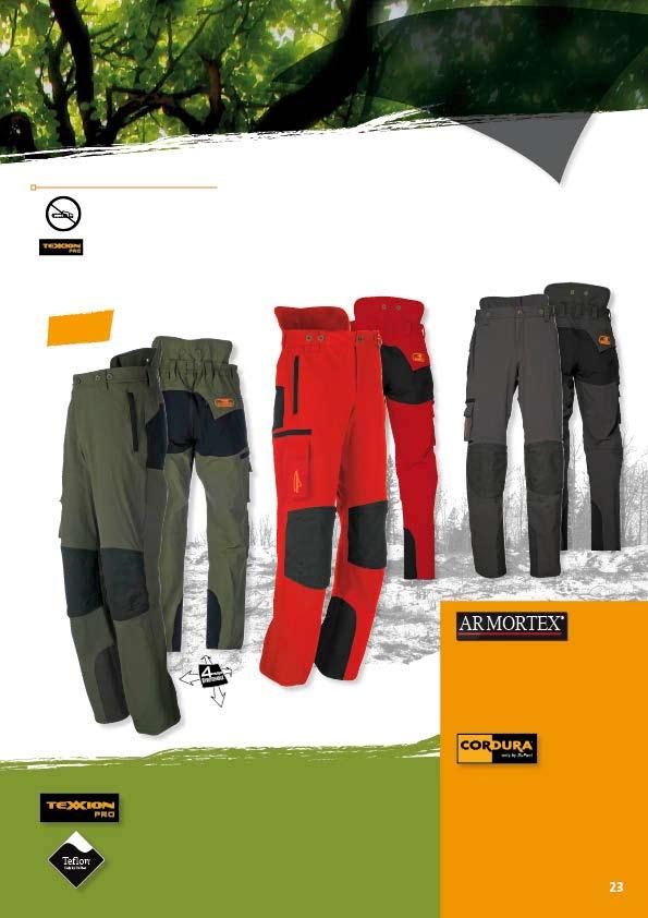 1SSP TROUSERS FOR CLIMBERS S to 3XL 833 red / black 834 olive green / black 835 anthracite grey / black Exterior fabric: strong stretch Ribstop CORDURA / ARMORTEX reinforcement at knees and inside of