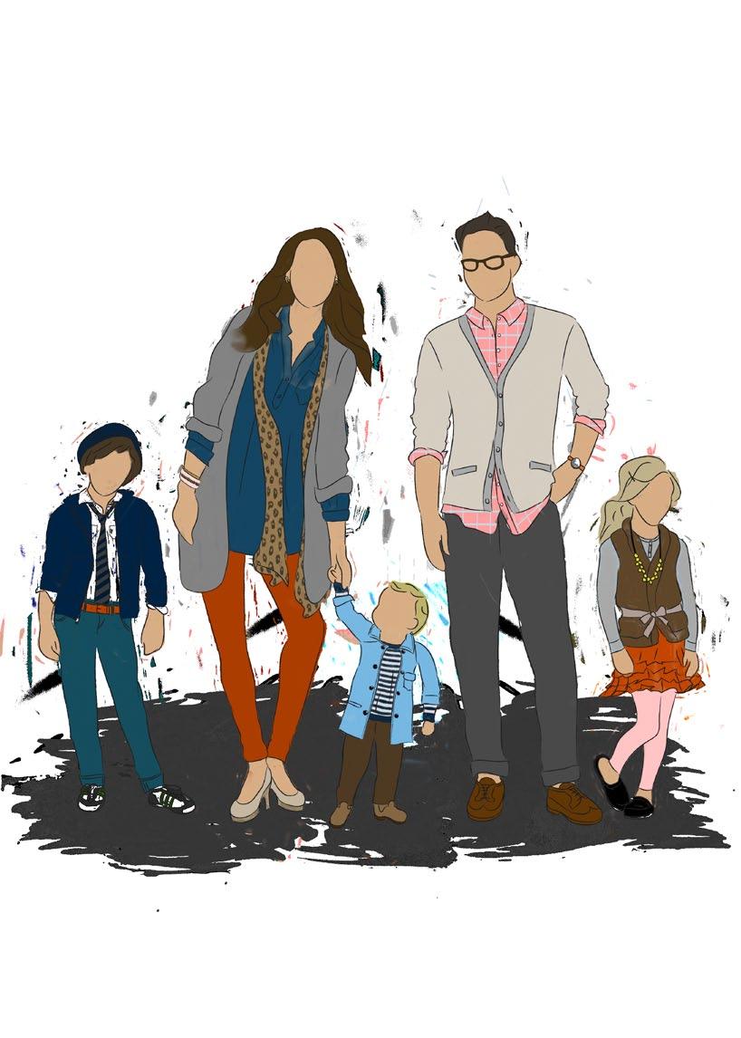 TRENDSETTER FAMILIES FALL/WINTER FAMILIES TRENDSETTER Go for earth tones with funky