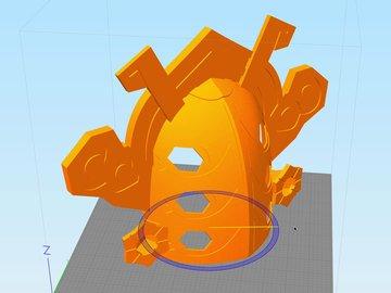 Download the STL file and import it into your 3D printing slicing software. You'll need to adjust your settings accordingly if you're using material different than PLA.