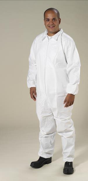 Lab Coats, Elastic wrists Knit collar & cuffs Five snap closure Three pockets Additional colors available Keep workers safe from numerous dry particulates and