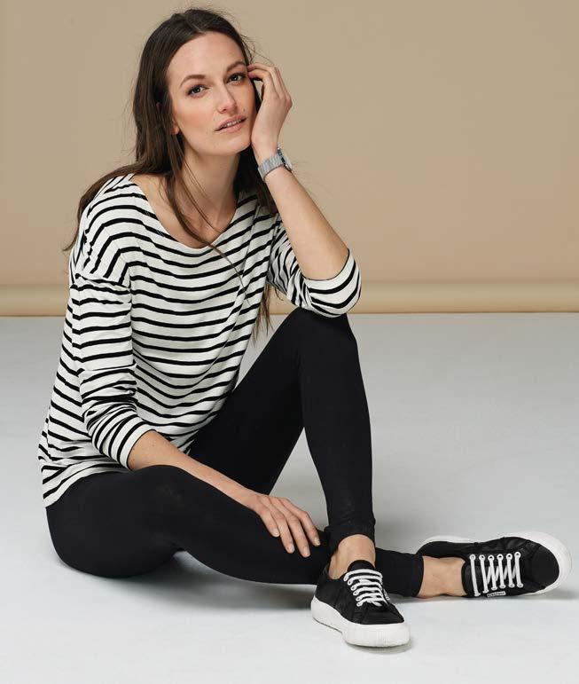 Hanna Striped Top (TP751) 85 The Perfect Leggings (TR472) 49