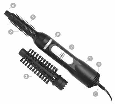 AD355 HOT AIR STYLER Use & Care Instruction Manual Thank you for purchasing your Remington Hot Air Styler, the perfect styler to create curls or waves, to shape your hair or to add a boost of volume.