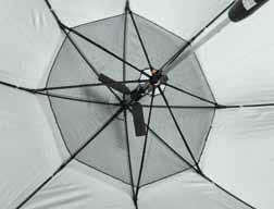 THE BREEZE Stay cool and dry under our Breeze umbrella.