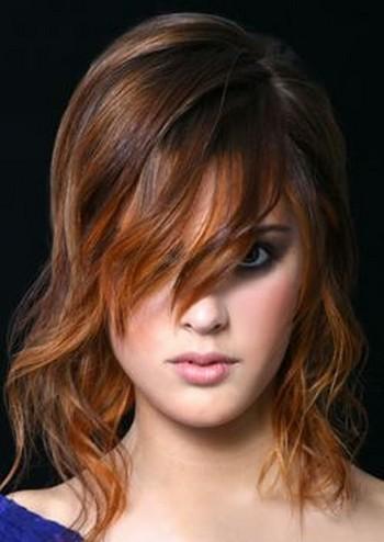 Strawberry or copper hair highlights would look flattering on olive skin tones. Funky Hair Color Ideas Funky hair color ideas work best on edgy haircuts for short, medium as well as long hair.