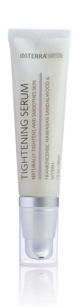 TIGHTENING SERUM Designed to be used morning and night, Tightening Serum moisturizes your skin while targeting the