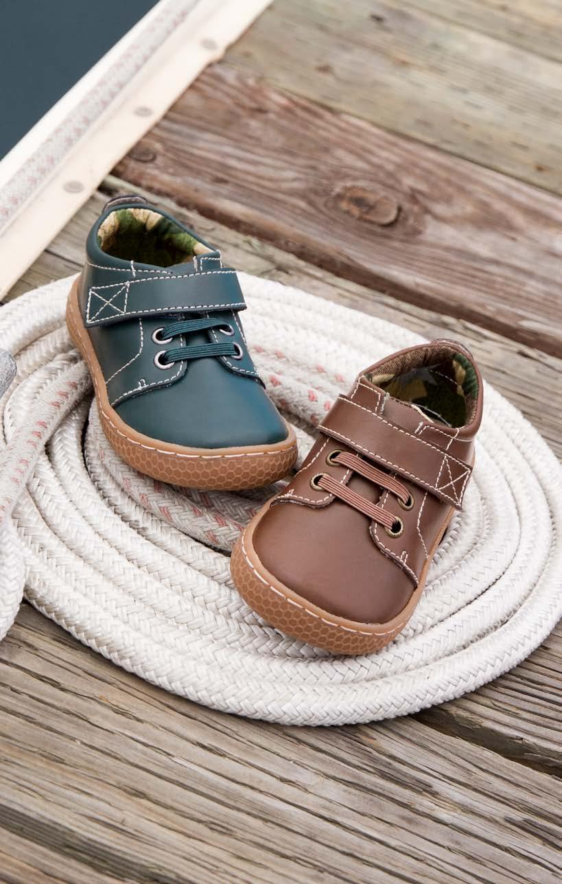Grip Picture your little guy up to his handy work in these antiqued leather